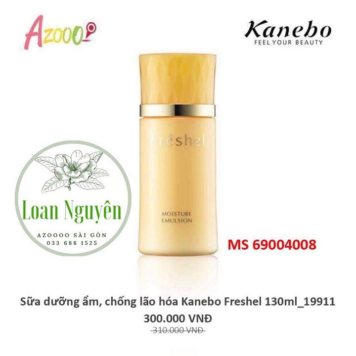 Sữa dưỡng da Nhật Bản-Sữa dưỡng ẩm, chống lão hóa Kanebo Freshel 130ml [CÓ TEM CHỐNG HÀNG GIẢ]