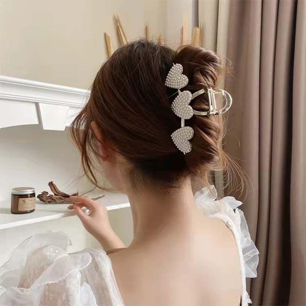 Kẹp Tóc Móng Vuốt Hình Trái Tim Thời Trang Cho Nữ DANILO|Kẹp Tóc Hình Cá Mập Dễ Thương Xinh Xắn Cao Cấp