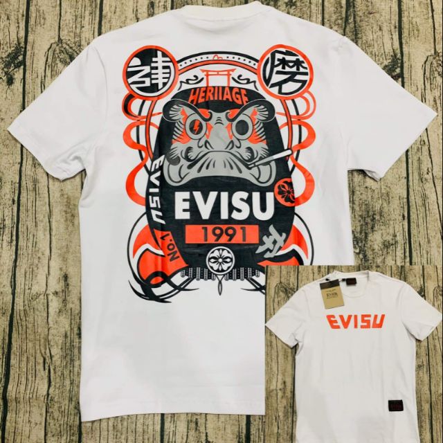 Áo cổ tròn evisu 2 mặt VNC7473