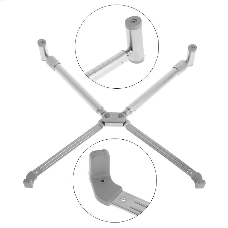 Đế Tản Nhiệt Bằng Nhôm Hình Chữ X Cho Laptop 12-17 Inch