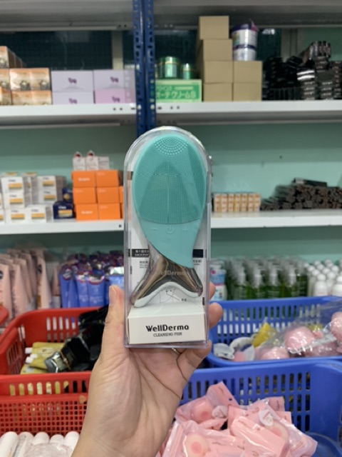 Máy rửa mặt massage con cá WellDerma Cleansing Fish Hàn Quốc | BigBuy360 - bigbuy360.vn