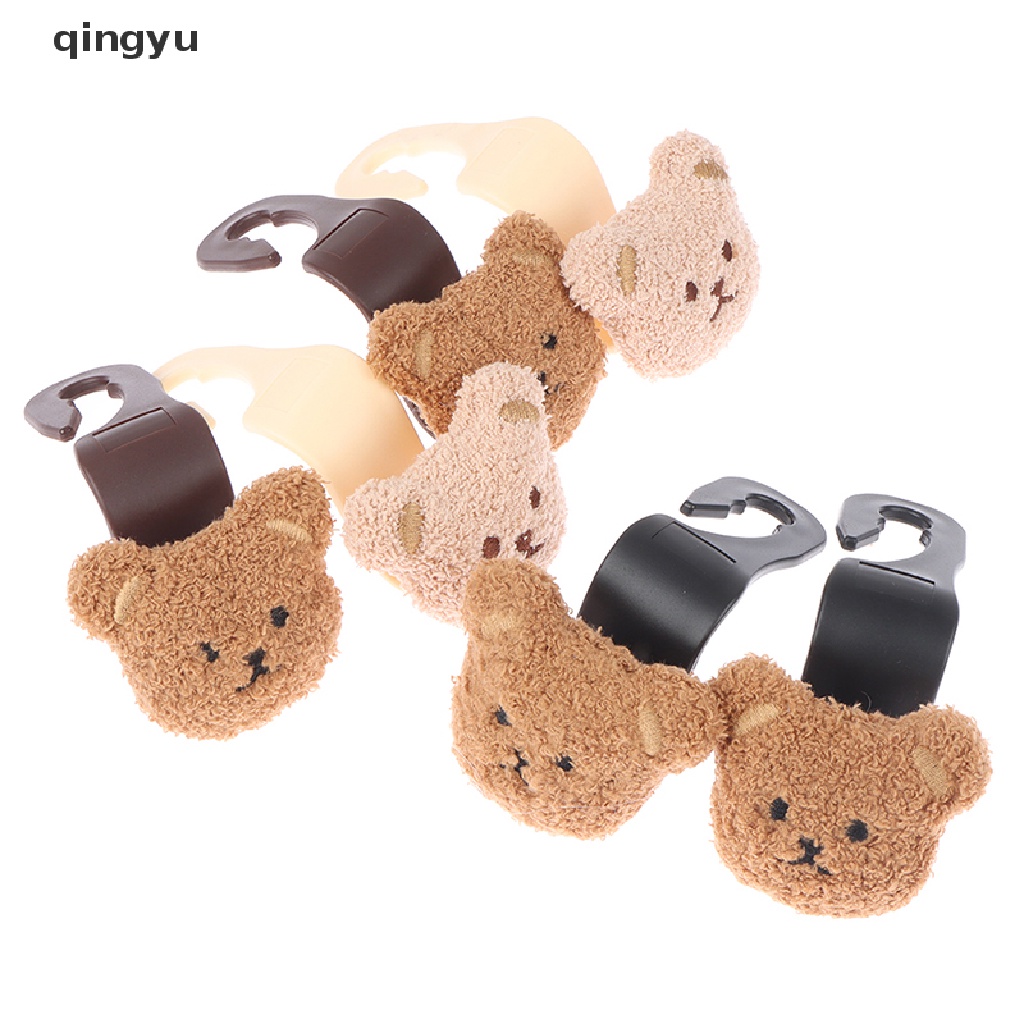 Móc Treo Đồ Hình Đầu Gấu Gắn Xe Đẩy Em Bé Tiện Dụng