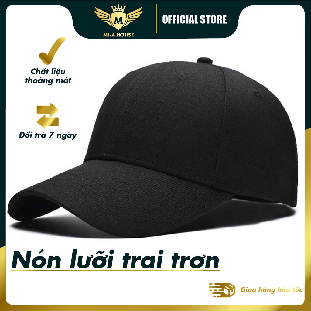Nón lưỡi trai trơn - nhiều màu