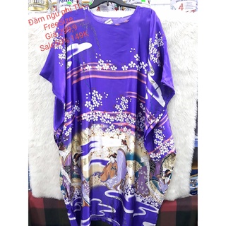 Váy ngủ satin lụa thái lan