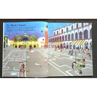 Dính dán - Usborne sticker book - Venice