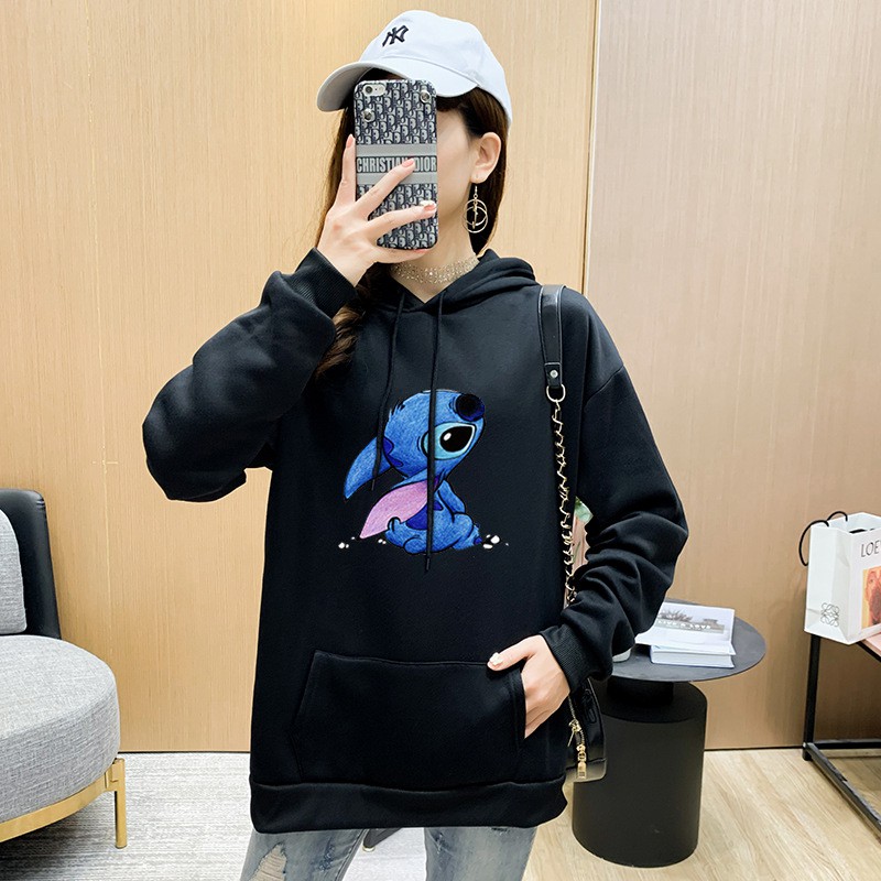 FLASH⚡SALE 9h-12h Áo Hoodie Cute Thú Stitch Unisex Nỉ Bông Êm Ái Họa Tiết Dễ Thương - MSP T38