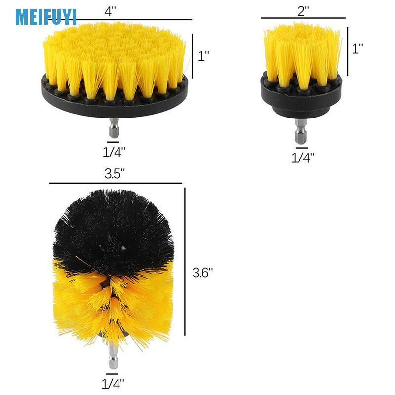Bộ 3 Đầu Cọ Vệ Sinh Gắn Máy Khoan 439v