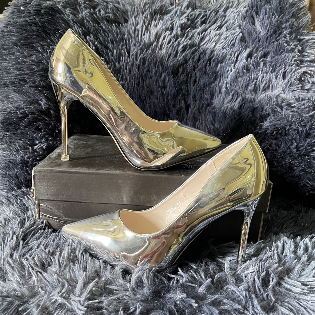 giày cao gót tráng gương sang chảnh-1811