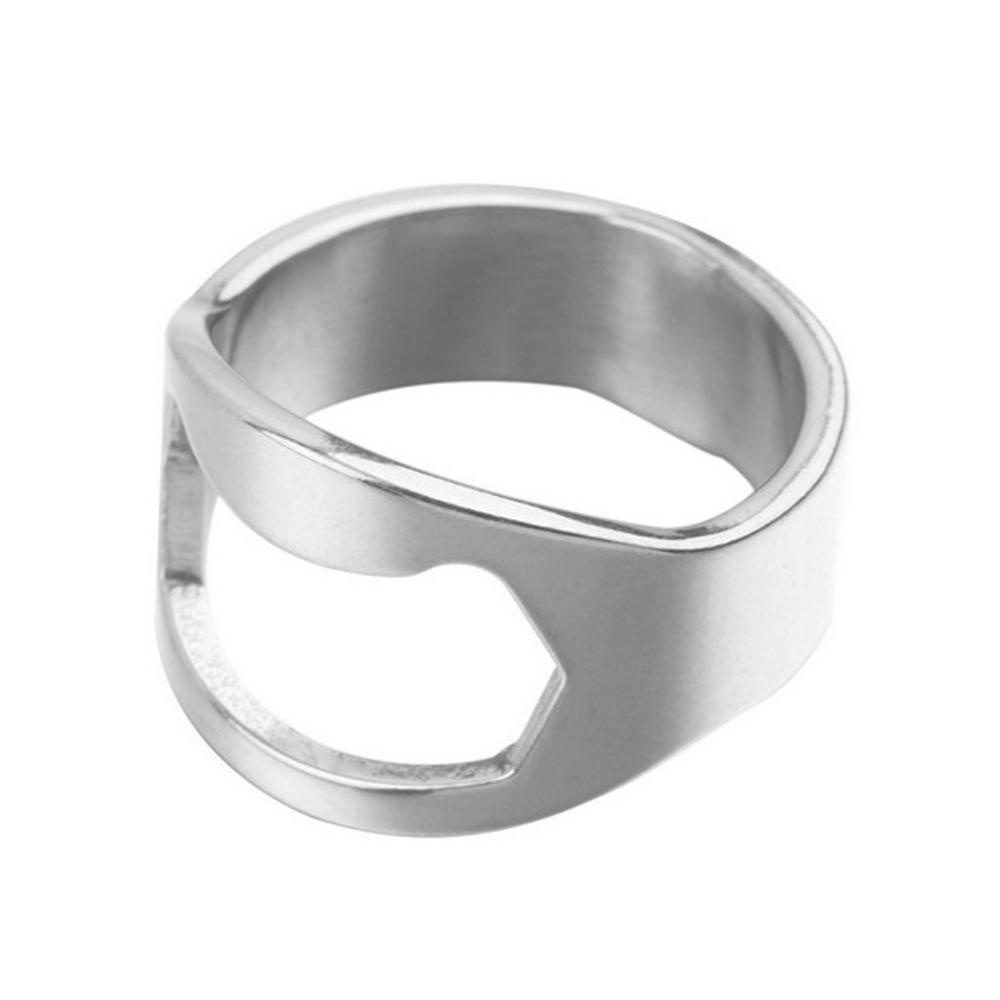 1 / 3 Nhẫn Mở Nắp Chai Bia Đeo Ngón Tay Tiện Dụng