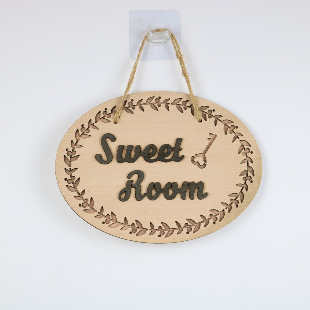 Bảng gỗ trang trí Sweet Room Siêu dễ thương