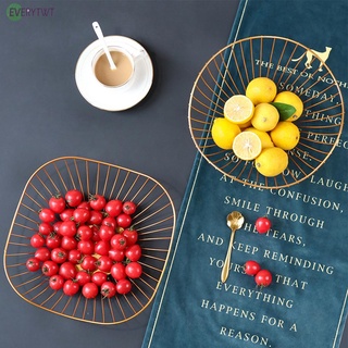 【Ready Stock】Fruit Basket Durable Easy To Clean Iron Solid Sturdy Tight Dishwasher Safe@New