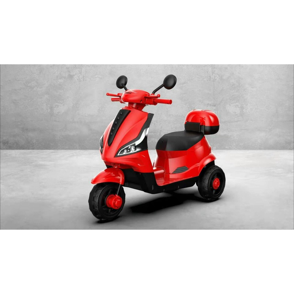 Xe máy vespa điện trẻ em dáng cao