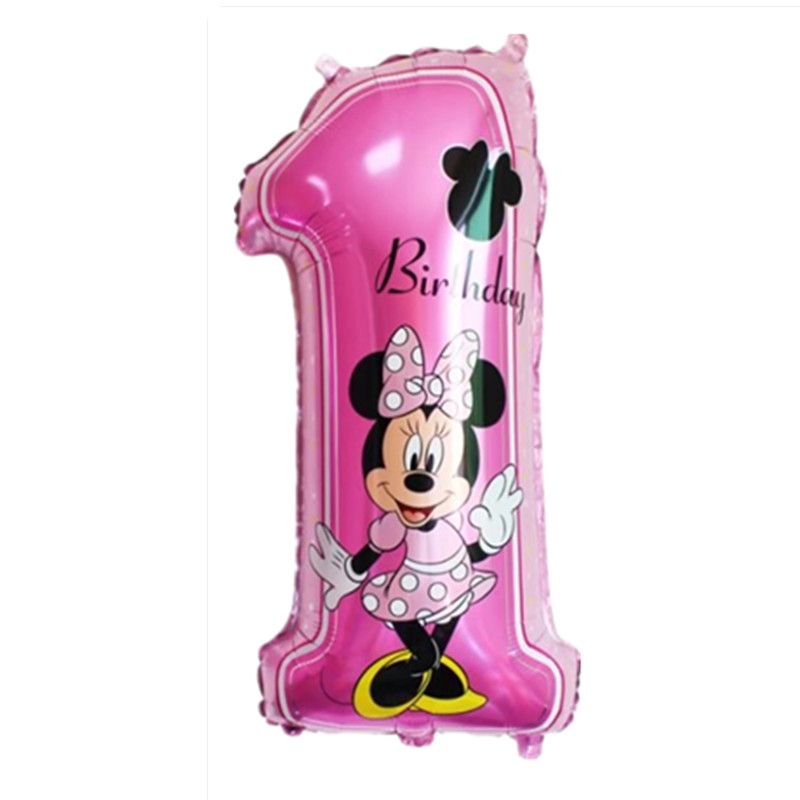 Bóng Bay Hình Chuột Mickey/Minnie Đáng Yêu Trang Trí Tiệc