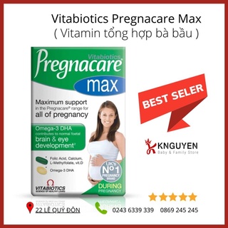 Vitamin tổng hợp Pregnacare Max💖FREESHIP💖Vitamin Cho Bà Bầu 84 viên UK [Hàng có sẵn] [KNguyen]