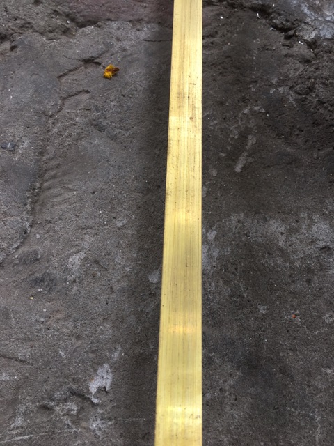 Đồng vàng thanh bản 20mm*5mm dài 1m