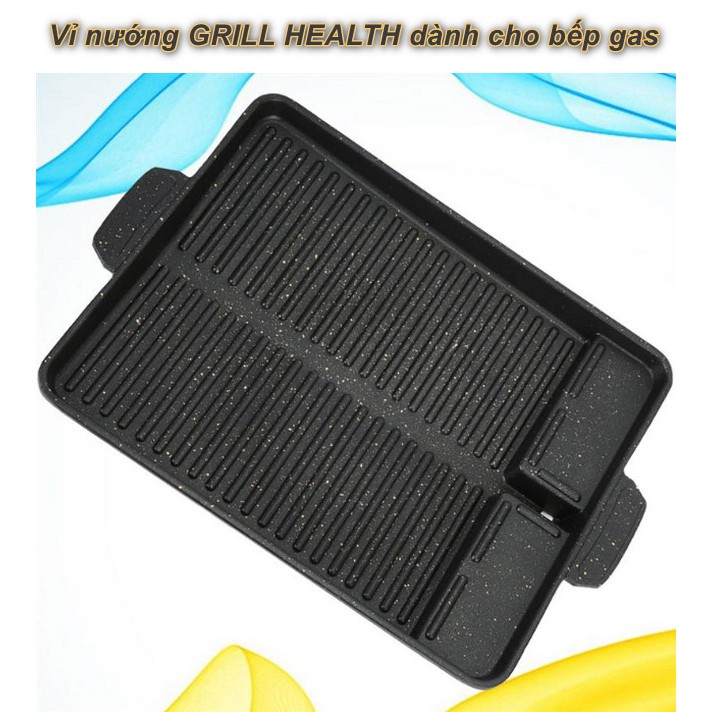 Vỉ nướng tiện lợi cho bếp gas đi du lịch dã ngoại GRILL HEALTH 🤗🤗