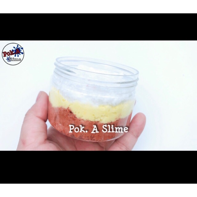 Slime kem socola chuối - chất snowfizz