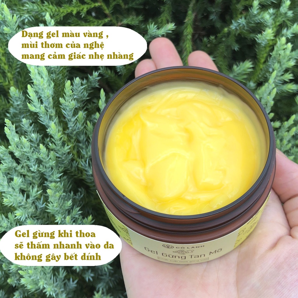 Gel Gừng tan mỡ Cỏ Lành 100G Chiết xuất 100% từ tự nhiên