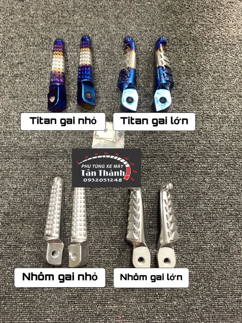 Gác chân xếp Trusty nhôm, xanh titan đút nguyên khối