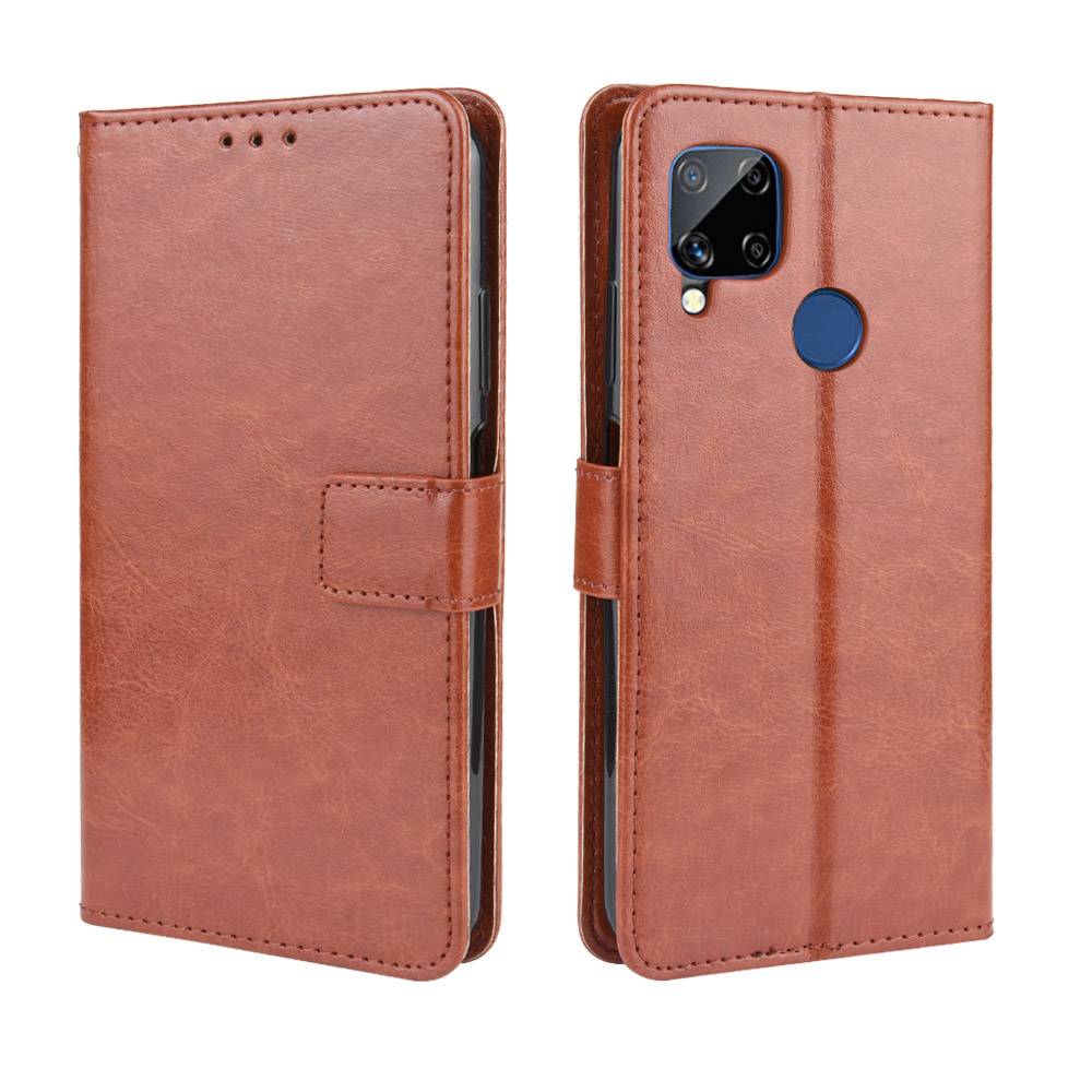 Ốp lưng Realme C15 Ví lật bằng da PU Ốp lưng Oppo Realme C15 C 15 RealmeC15 Vỏ điện thoại