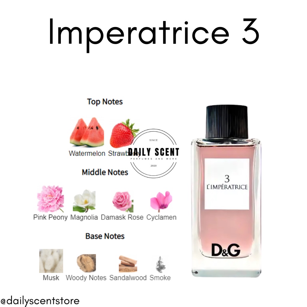 [Mẫu thử 10ml] Nước hoa nữ Dolce&Gabbana L'imperatrice 3 edt