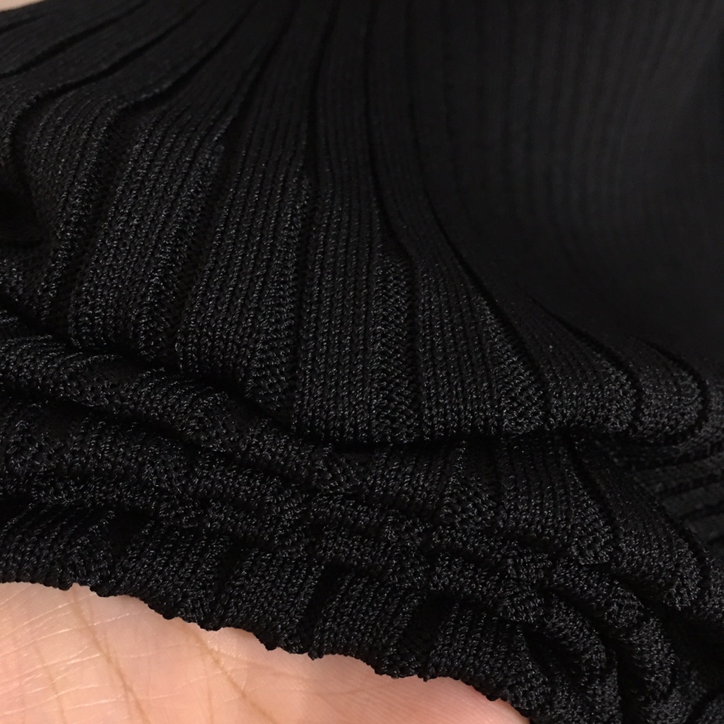Váy len nữ thời trang cao cấp Versace thiết kế ôm sát, co giãn, phong cách quyến rũ, thu hút