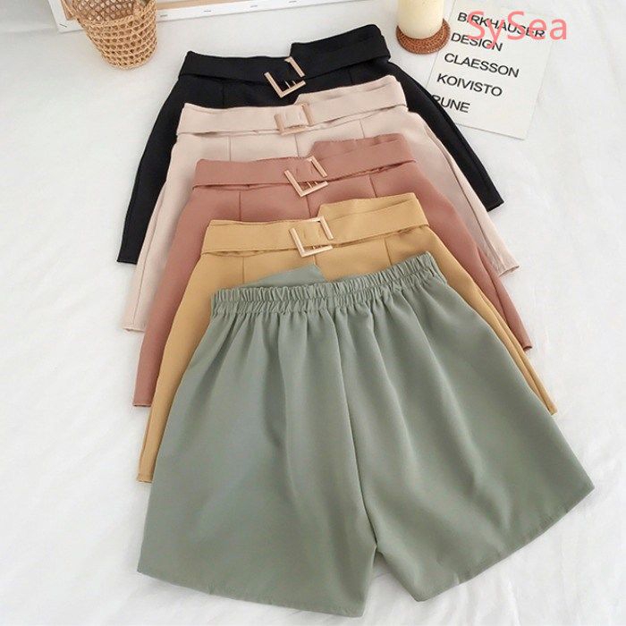 Quần Sọt Chất Chiffon Thời Trang Công Sở Cho Phái Nữ