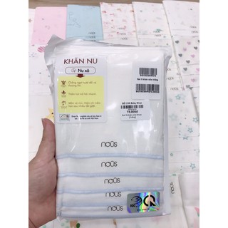 Set 5 cái khăn sữa Nous (20 mẫu)