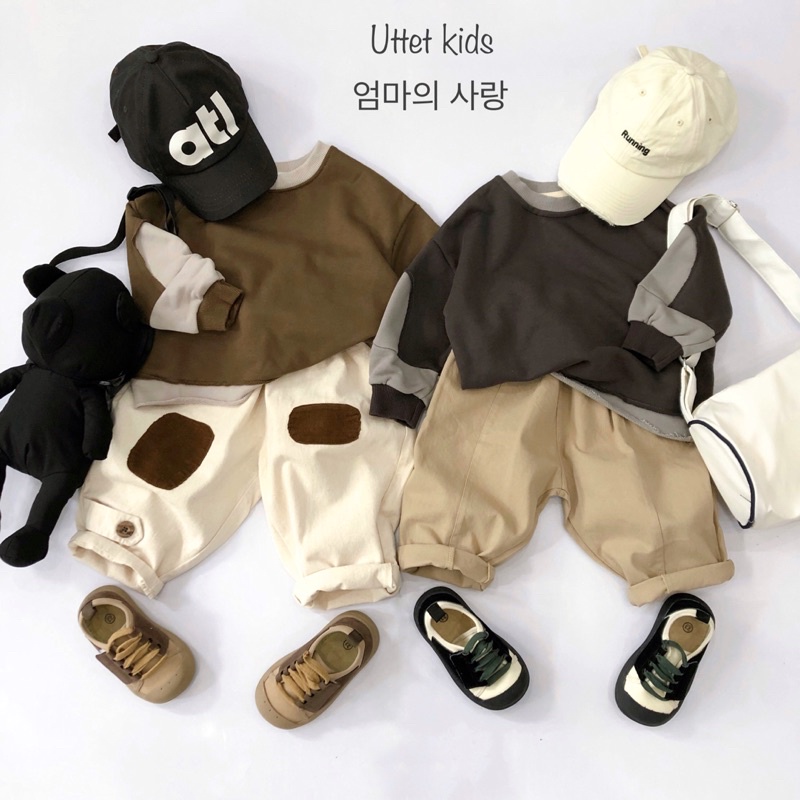ÁO SWEATER CHO BÉ GÁI VÀ BÉ TRAI PHONG CÁCH HÀN QUỐC 1568 FORM CHUẨN SIZE