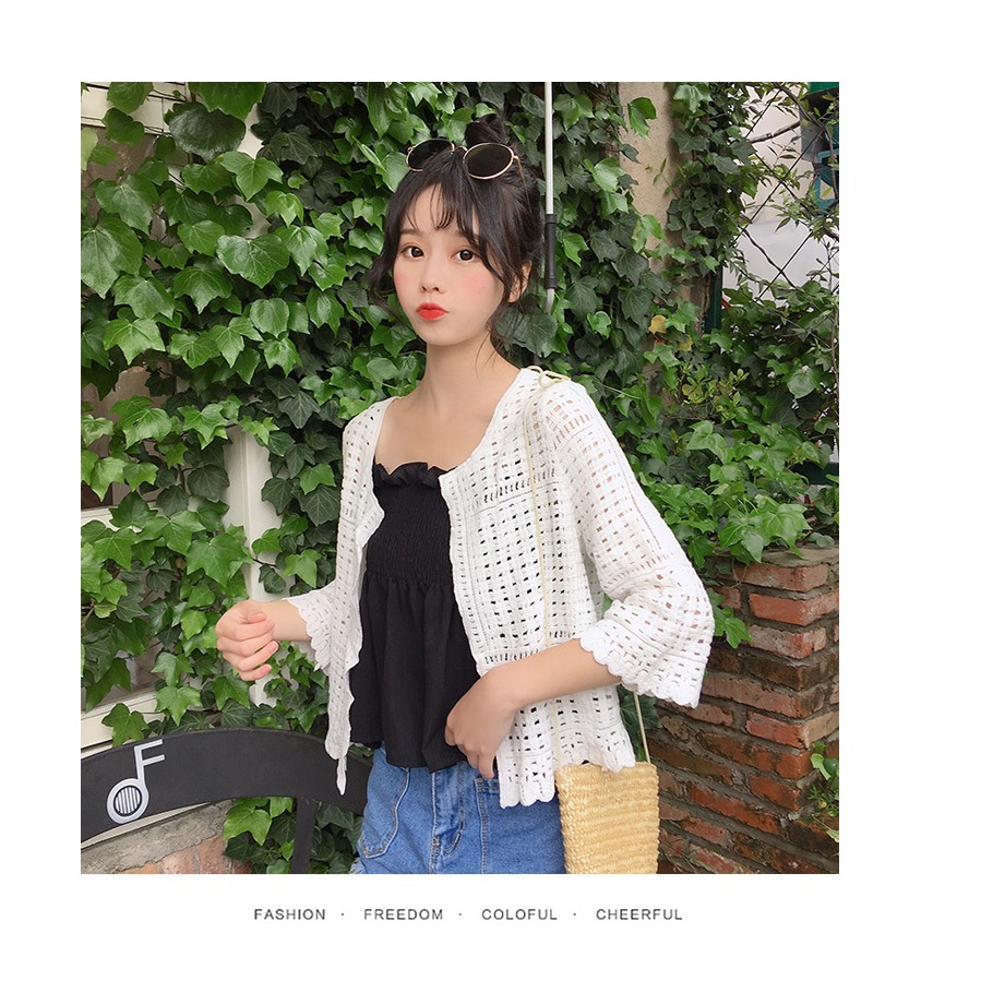 Áo khoác ren kimono quyến rũ cho nữ | BigBuy360 - bigbuy360.vn