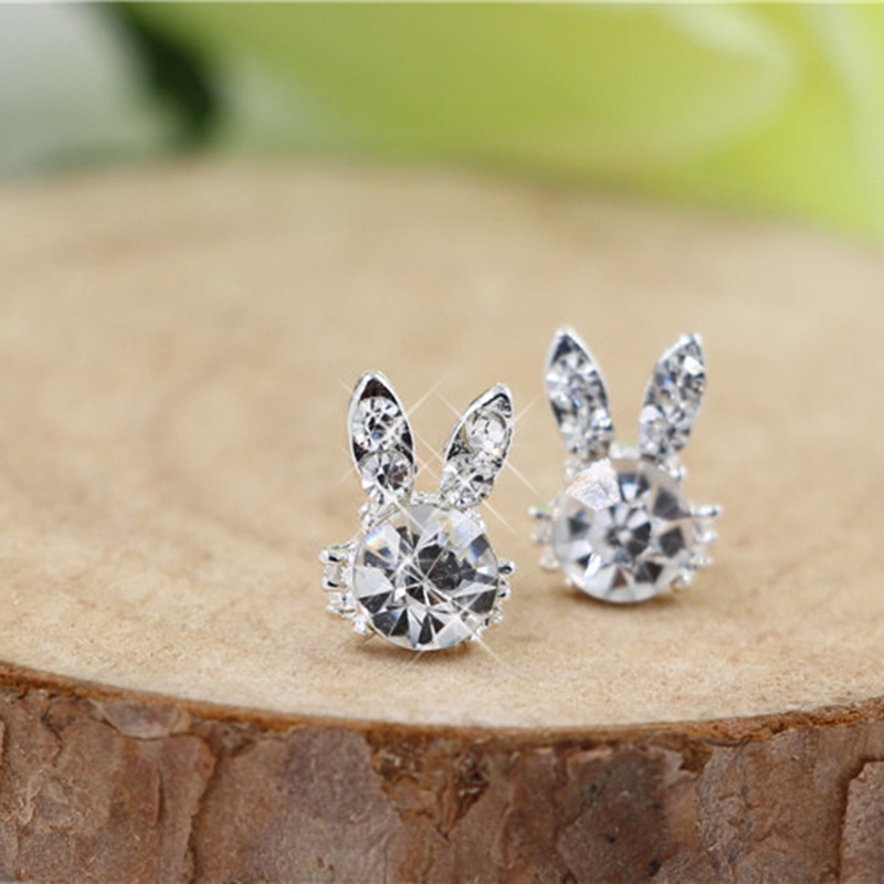 Khuyên tai ngọc trai hình trái tim đính đá thời trang sành điệu