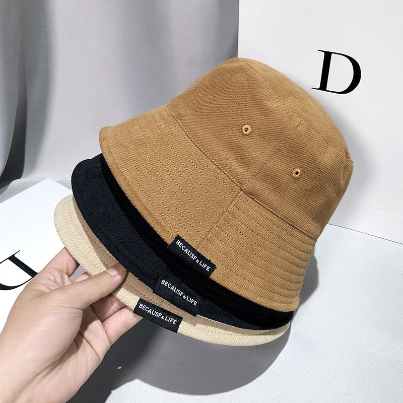 Mũ bucket kaki hai da beacause life hot trend