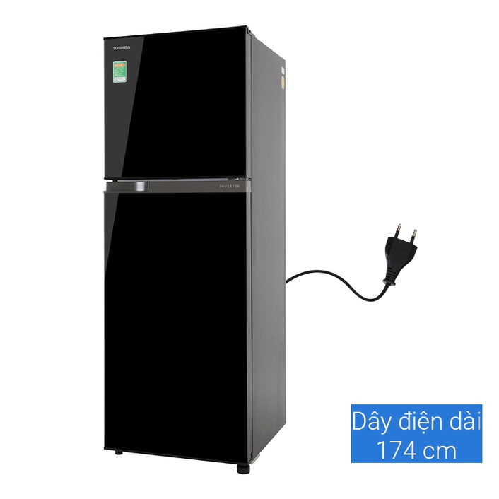Tủ lạnh Toshiba Inverter 233 lít GR-A28VM(UKG1) - Ngăn đông mềm, Bộ lọc Ag+ Bio, Miễn phí giao hàng HCM.
