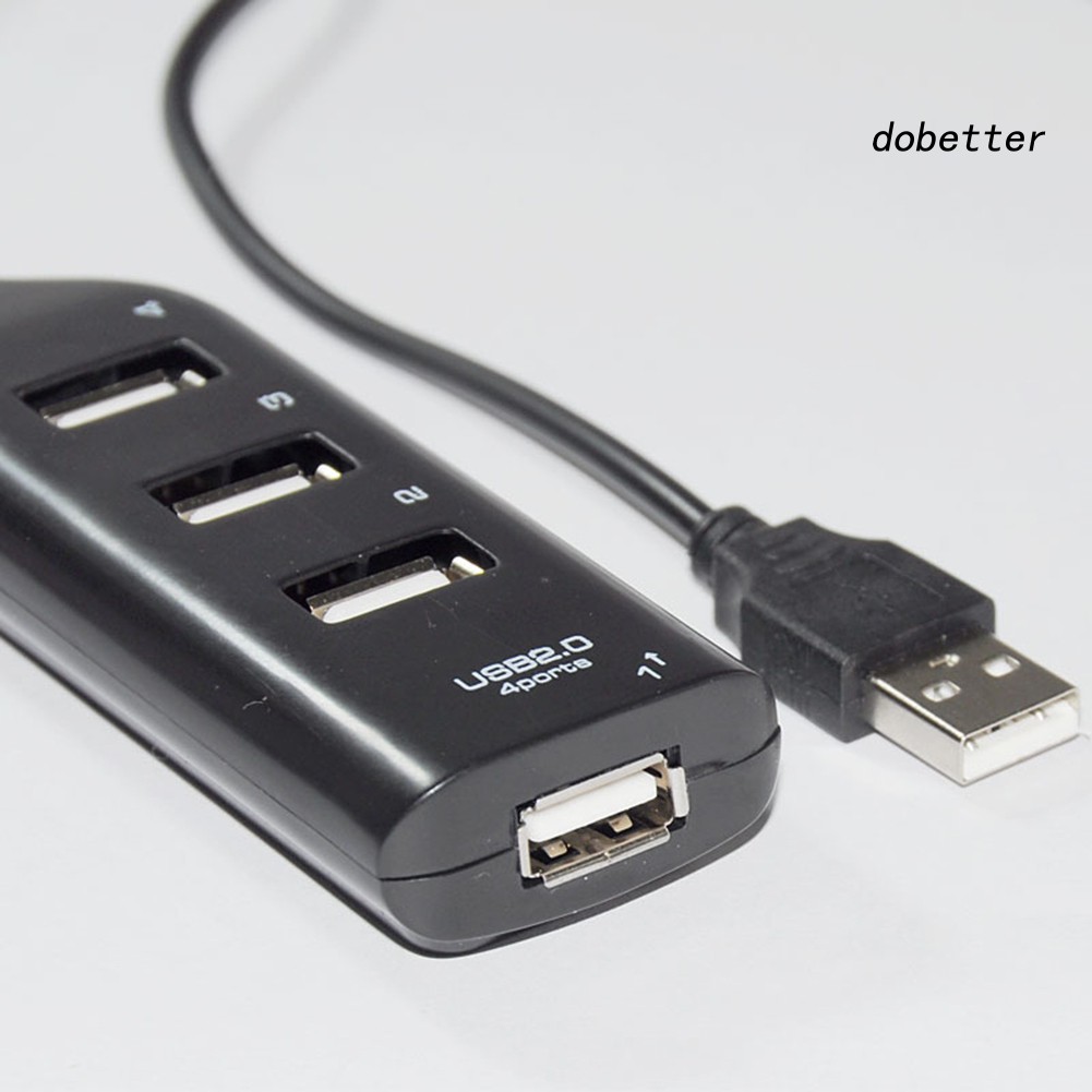 Bộ chia 4 cổng Usb 2.0 nhỏ gọn tiện lợi thích hợp cho Laptop Macbook
