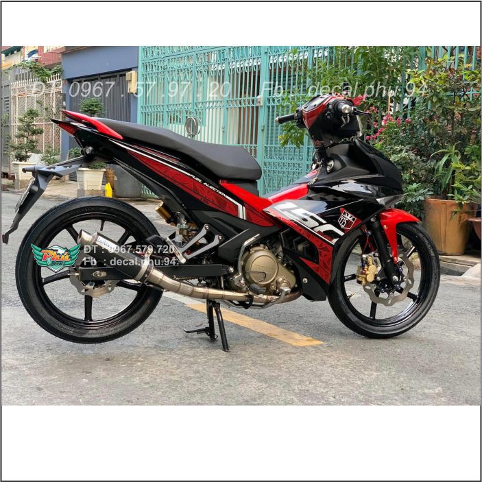 Tem Exciter 150 Y15ZR đỏ đen (V)