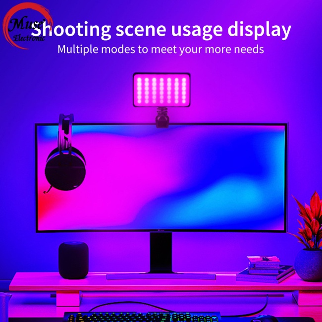Bộ Bảng Đèn Led W140 Rgb 2500k-9000k Cầm Tay Chuyên Dụng Cho Live Vlog