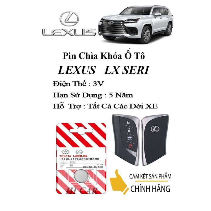 Pin chìa khóa ô tô Lexus LX470 /LX570