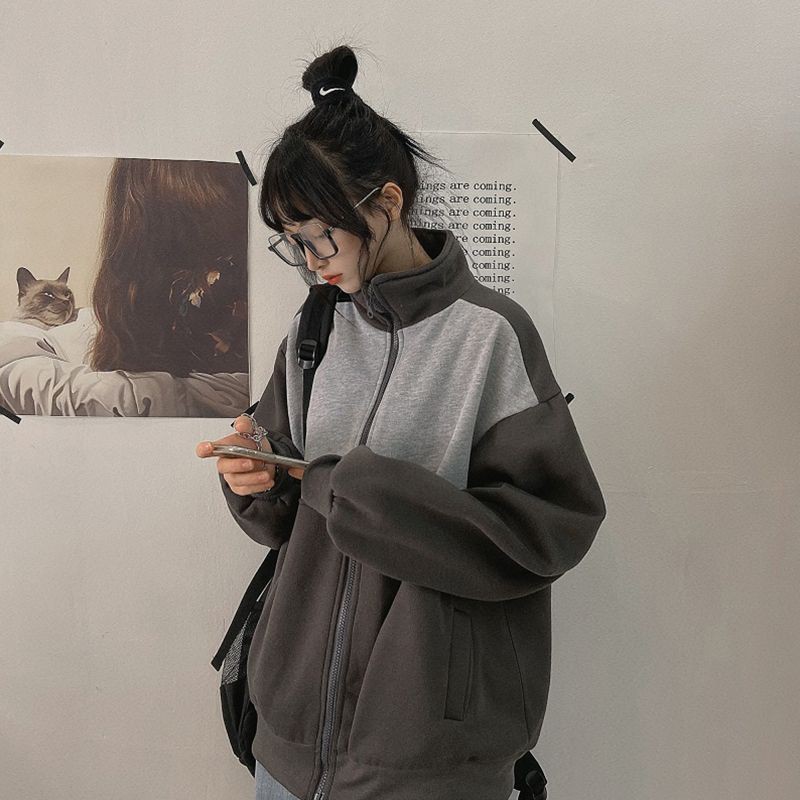 (order) ÁO KHOÁC NỈ ULZZANG 2 MÀU HÀNG QUẢNG CHÂU | BigBuy360 - bigbuy360.vn