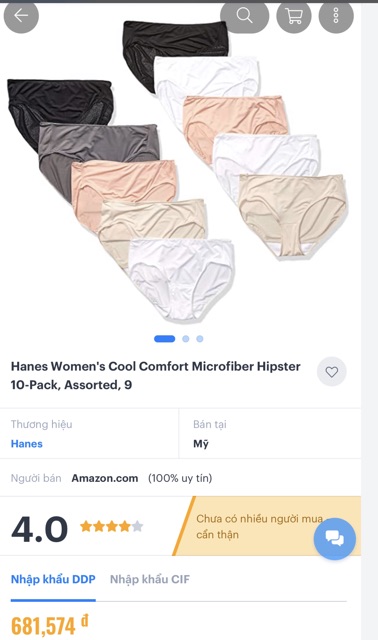 Quần lót Hanes xuất mỹ | BigBuy360 - bigbuy360.vn