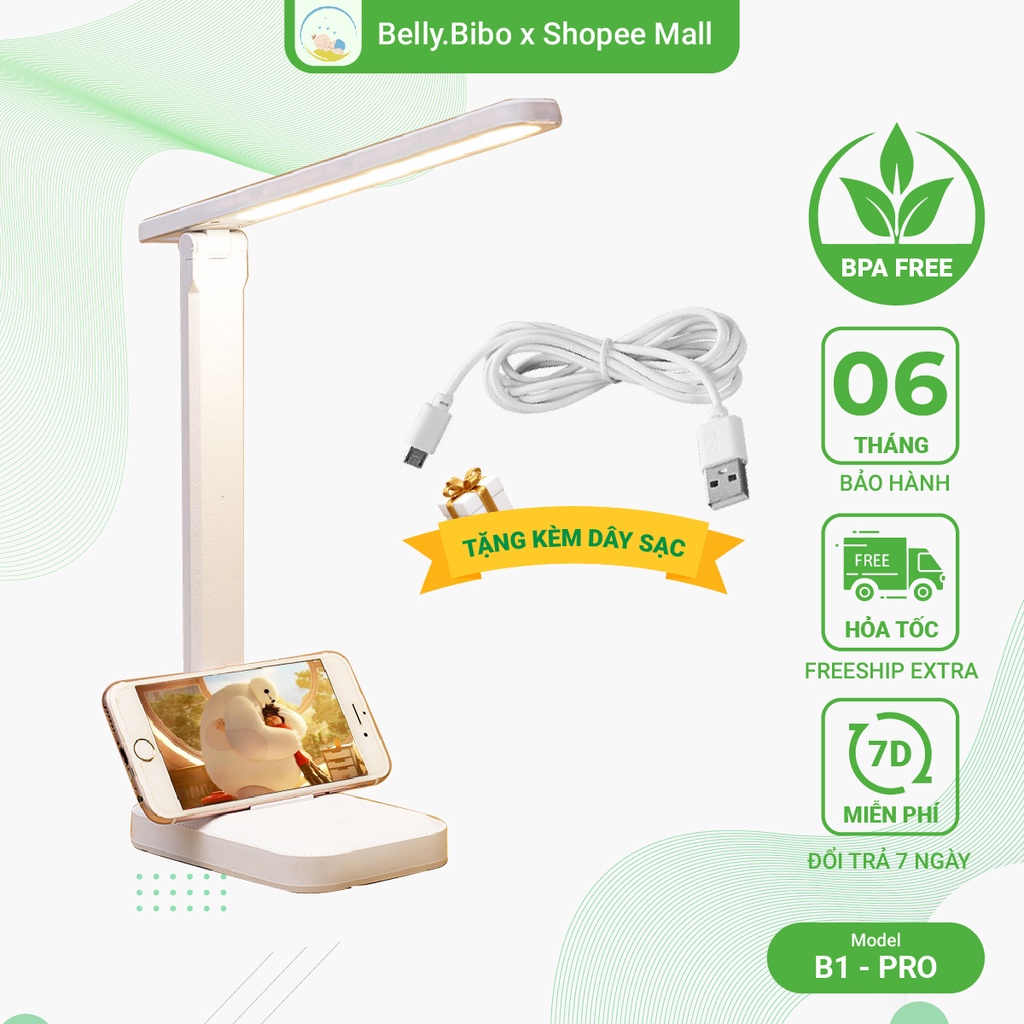 Đèn học để bản Belly Baby Tích điện