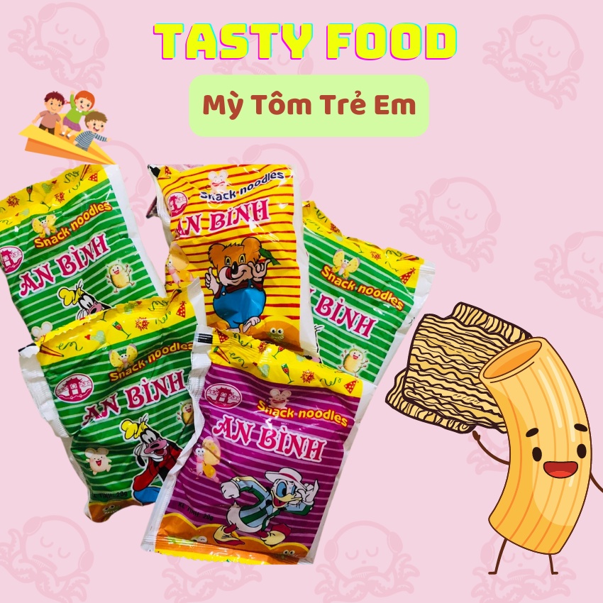 Mì tôm trẻ em An Bính gói 20g đồ ăn vặt Tasty Food
