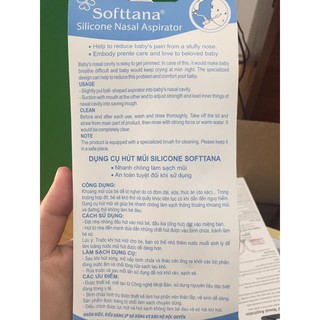 Dụng cụ hút mũi Silicone SOFTTANA