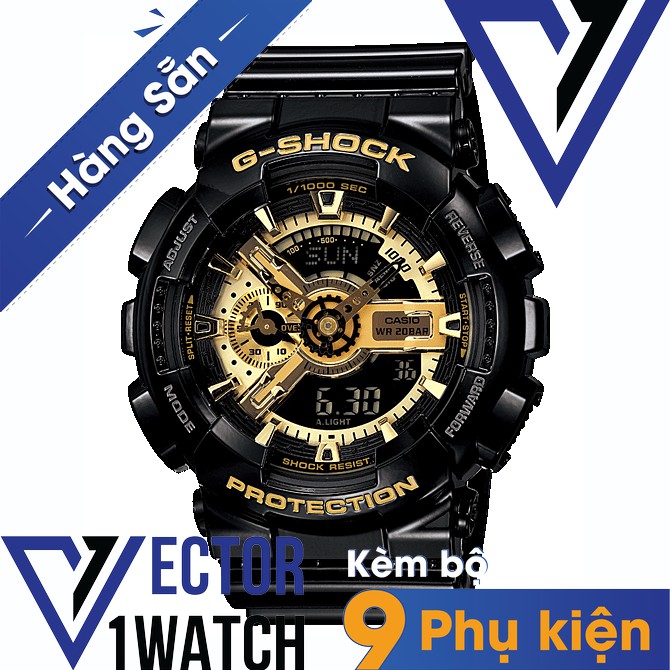 Đồng hồ thể thao nam nữ G-Shock GA-110GB-1A Full phụ kiện