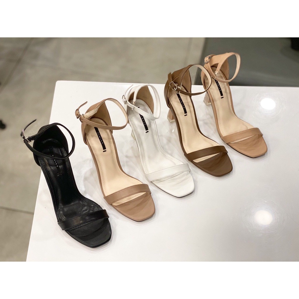 GIÀY SANDAL VIMILY DÂY NGANG GÓT TRONG 8P VNXK