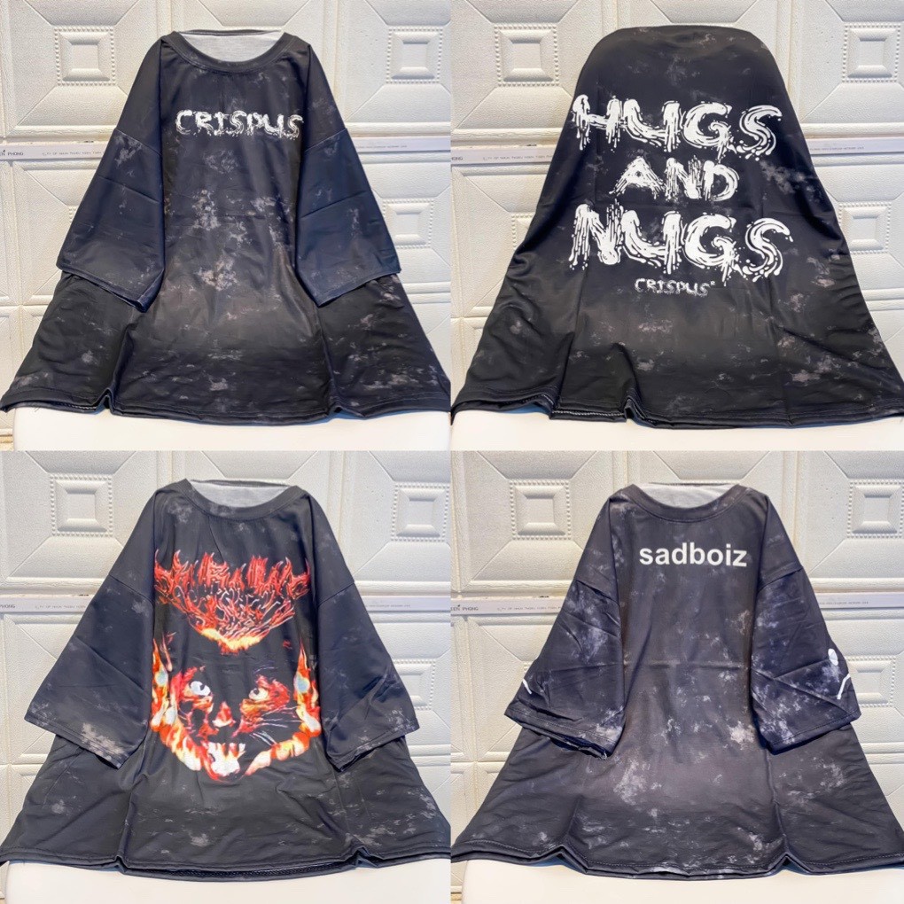 [RẺ VÔ ĐỊCH] Áo phông loang tay lỡ unnisex nhiều mẫu_Áo thun form rộng nam nữ cá tính