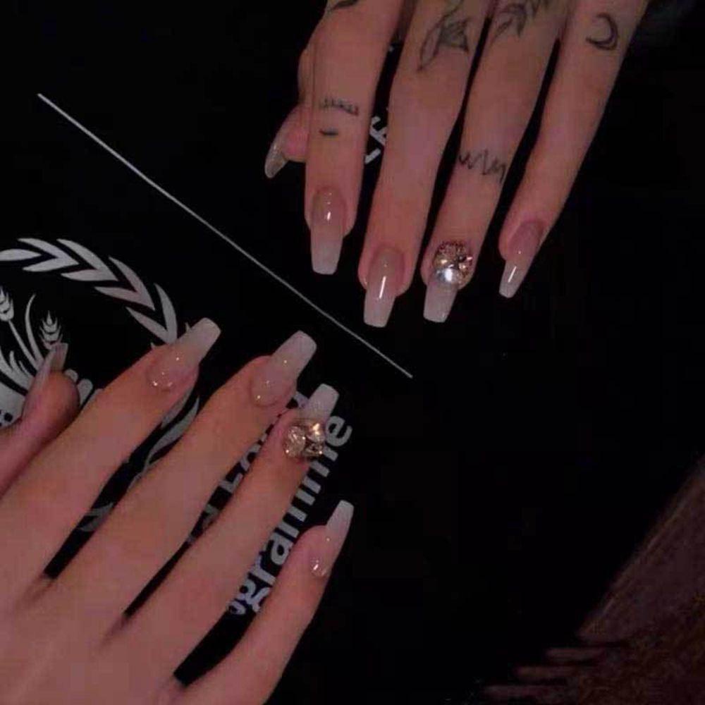 XIANTIN Hộp 24 Móng Tay Giả Che Phủ Toàn Diện Chất Lượng Cao