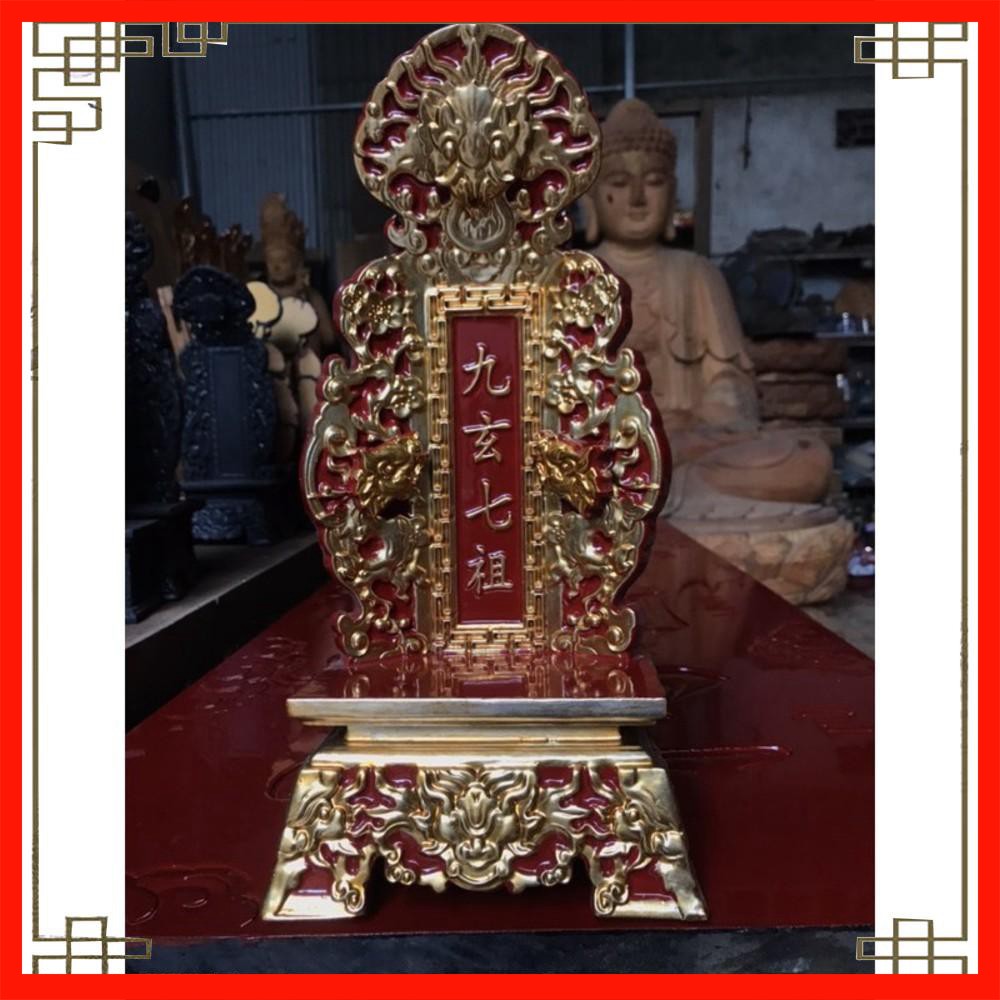 Bài vị thờ gia tiên gỗ mít,long vị giá rẻ