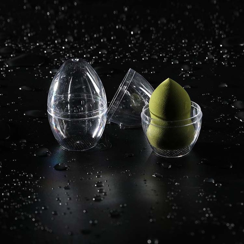 [Hàng mới về] Hộp đựng bông phấn hình quả trứng chống ẩm tiện dụng
