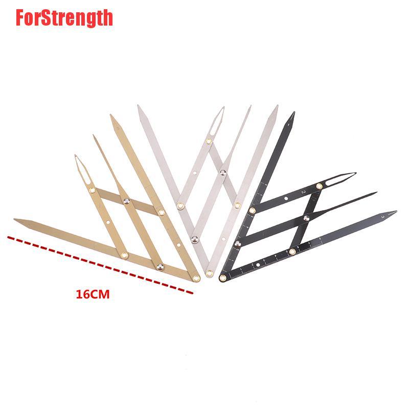 (hàng Mới Về) Thước Đo Lông Mày Bằng Thép Không Gỉ Màu Vàng Đồng Tiện Dụng | BigBuy360 - bigbuy360.vn