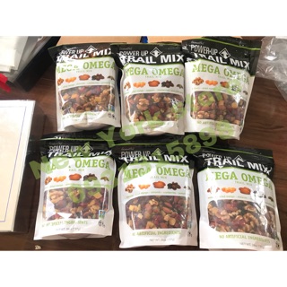Hạt sấy khô tổng hợp Power Up Trail Mix Mega Omega 737g, date 2022